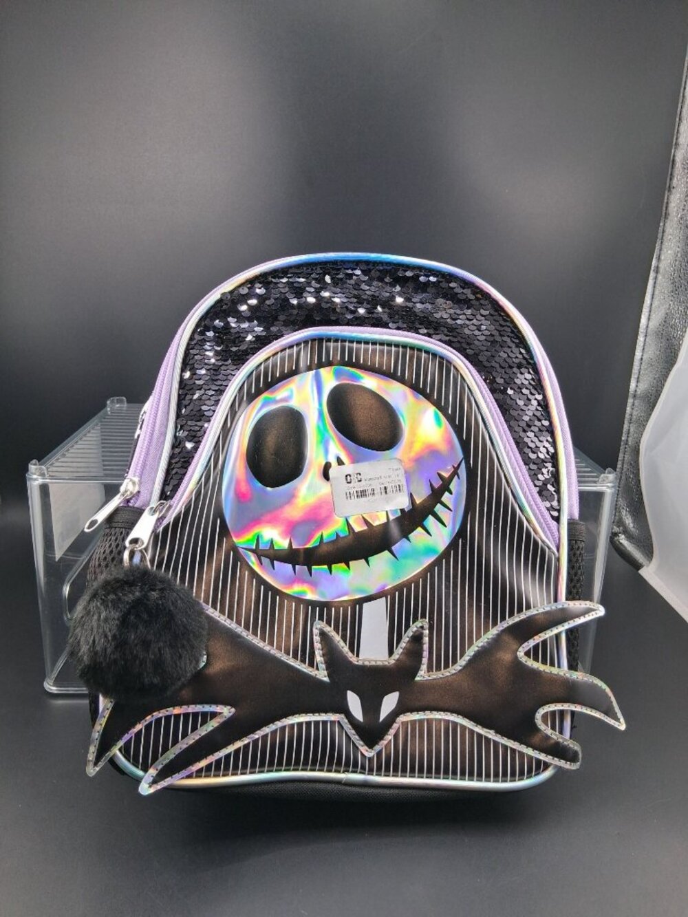 Jack Skellington Holographic Nightmare Before Christmas Backpack
